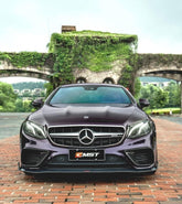 Mercedes Benz E-Class E53 E550 E450 E400 C238 A238 2018-2023 with Aftermarket Parts - Front Lip Carbon Fiber / FRP from CMST Tuning